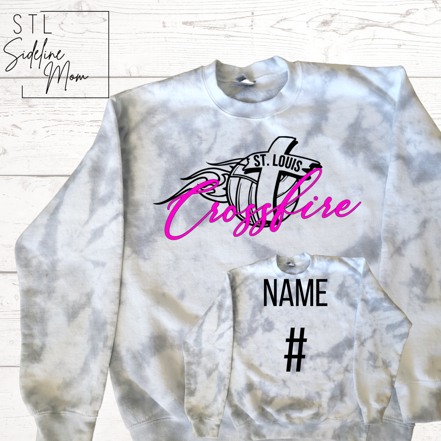 St. Louis Crossfire Tie-Dye Crewneck