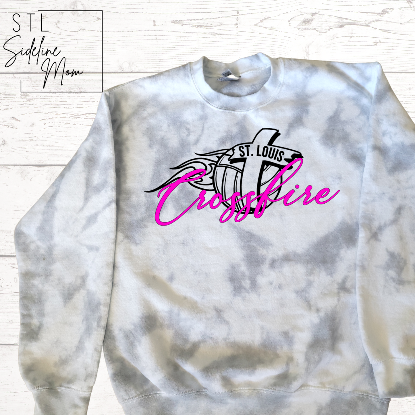 St. Louis Crossfire Tie-Dye Crewneck