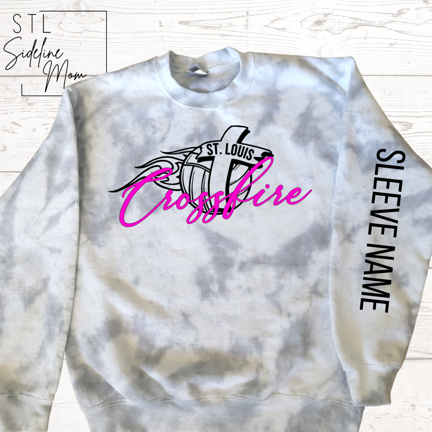 St. Louis Crossfire Tie-Dye Crewneck