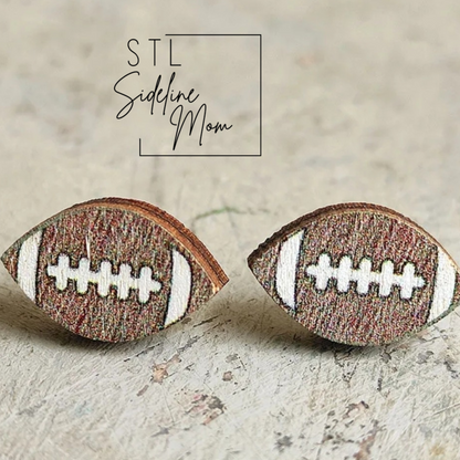 Stud Earrings-Baseball-Basketball-Football-Soccer-Volleyball