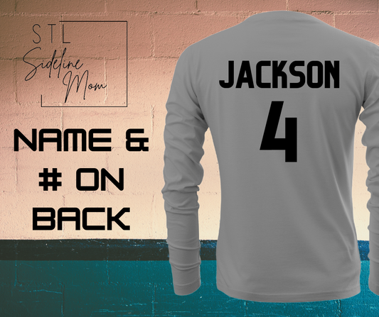 Name & Number on Back