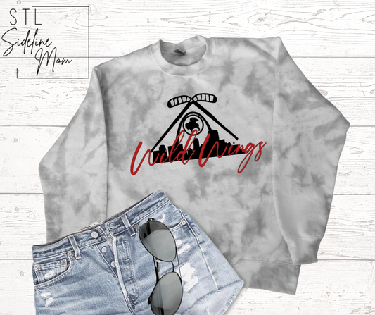 Wild Wings Tie-Dye Crewneck