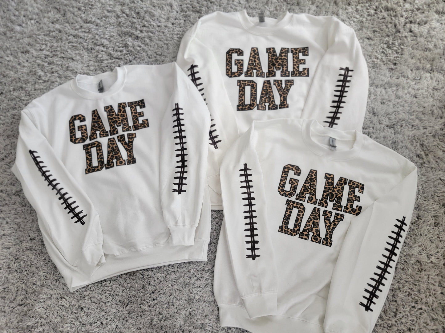 GAME DAY Crewneck- Leopard Style