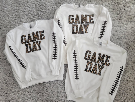 GAME DAY Crewneck- Leopard Style