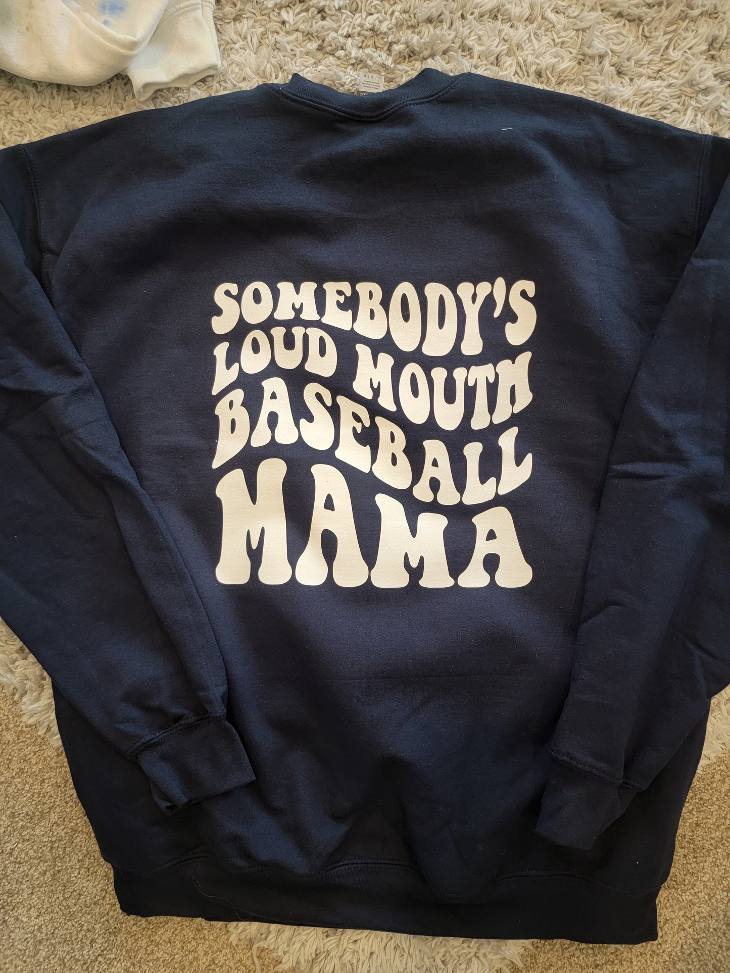 Loud Mouth Baseball Mom