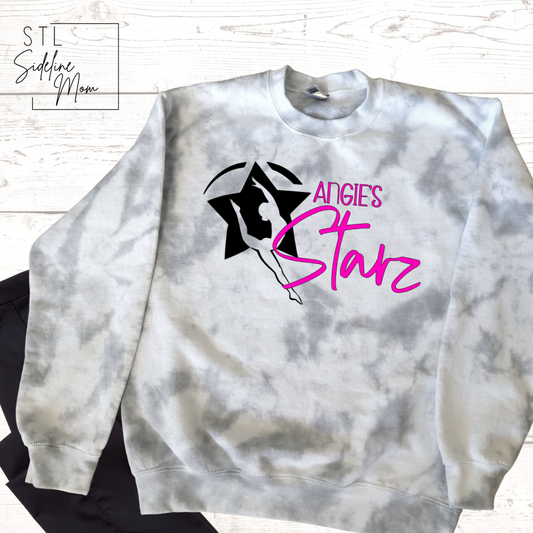 Angie's Stars Tie-Dye Crewneck