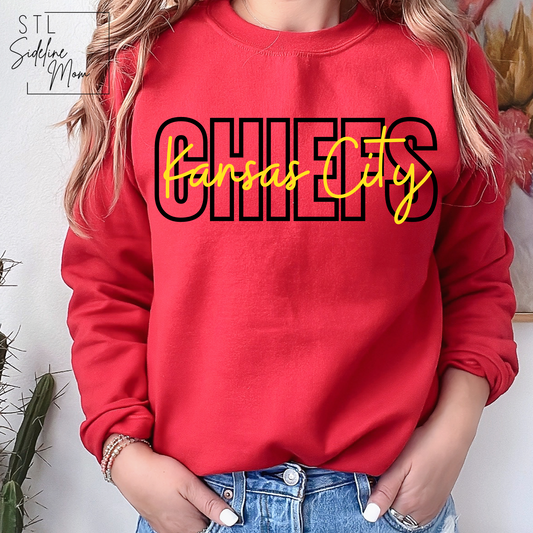 Chiefs- Red Crewneck or Tee